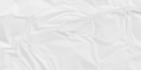 White old parchment cardboard paper crumpled pattern texture. Wrinkled white poster paper texture background.
