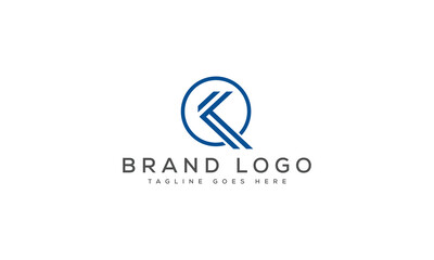 letter K logo design vector template design for brand.
