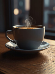 Obraz premium A cozy atmosphere and a cup of coffee await you.