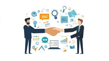 Fototapeta premium Business Partnership and Collaboration