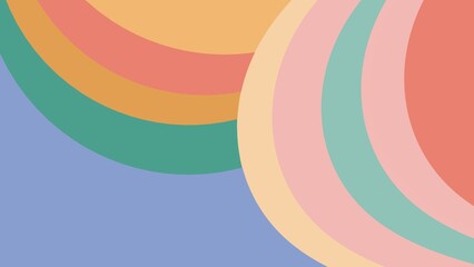 Fototapeta premium Abstract background in blue and red with liquid textures and dynamic curved lines