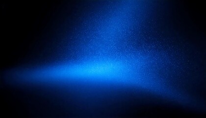 青い光が広がる神秘的な闇　幻想と透明感の表現