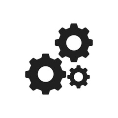 gear Logo, Gear Settings symbol, cogwheel, Icon Illustration