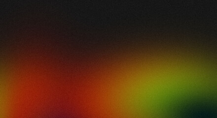 Abstract color gradient grainy background. Vibrant red orange green color noisy gradient, glowing color flow, bright, shine, website header design, cover, banner, poster