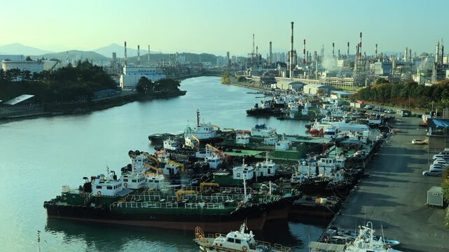 Yongyeon Industrial Complex and Jangsaengpo Port