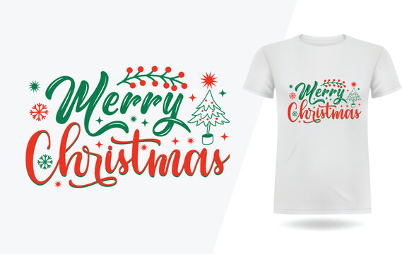 Merry Christmas new typography t shirt, Christmas t shirt design, Christian religion quotes saying for print, Merry Christmas T-shirts design ready for print, Funny Christmas Quotes, Winter Quote.