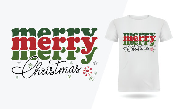 Merry Christmas new typography t shirt, Christmas t shirt design, Christian religion quotes saying for print, Merry Christmas T-shirts design ready for print, Funny Christmas Quotes, Winter Quote.