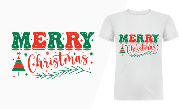 Merry Christmas new typography t shirt, Christmas t shirt design, Christian religion quotes saying for print, Merry Christmas T-shirts design ready for print, Funny Christmas Quotes, Winter Quote.