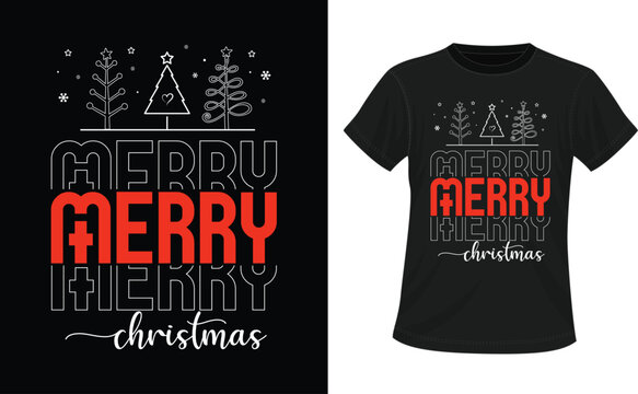 Merry Christmas new typography t shirt, Christmas t shirt design, Christian religion quotes saying for print, Merry Christmas T-shirts design ready for print, Funny Christmas Quotes, Winter Quote.