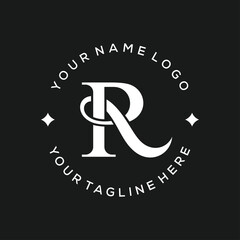 letter G luxury logo design, serif font graphic vector icon concept