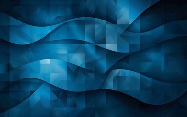 A blue background with a wavy pattern