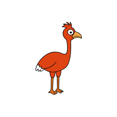 Emu vector illustration