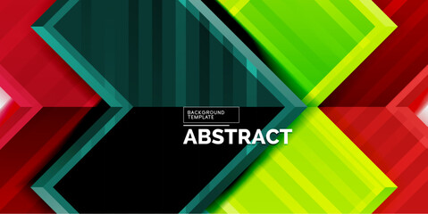 Arrow geometric abstract vector background. Vector Illustration For Wallpaper, Banner, Background, Card, Book Illustration, landing page