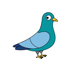 Pigeon vector illustration