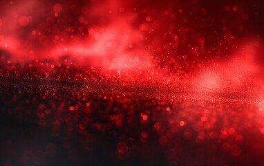 A red background with a lot of red dots