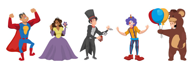 people in different situations