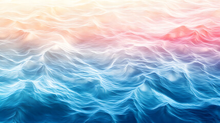 Fototapeta premium Background of water surface with small waves and soft gradient.