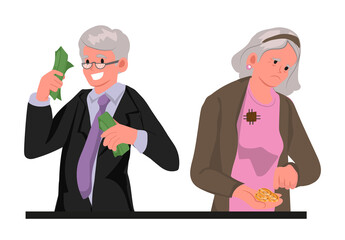 people in different situations