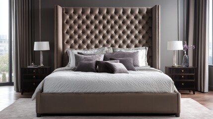 Fototapeta premium Luxurious Master Bedroom Design
