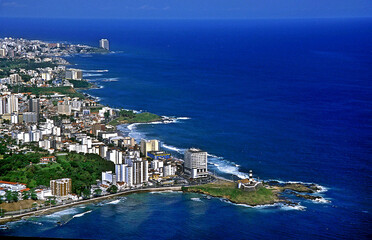 Vista aérea de Salvador, Bahia