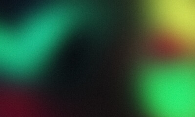 Abstract smooth color gradient grainy background. Glowing blue green yellow red color noisy gradient, vibrant color flow, bright, shine, colorful, website header design, backdrop