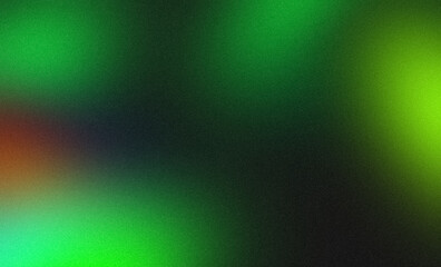 Abstract smooth color gradient grainy background. Glowing green orange color noisy gradient, vibrant color flow, bright, shine, colorful, website header design, backdrop