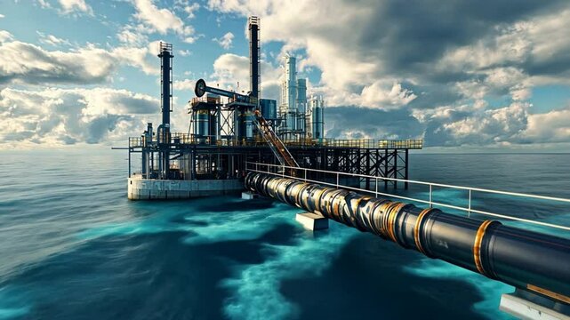 Ocean thermal energy conversion systems using temperature differences to generate electricity from the sea.