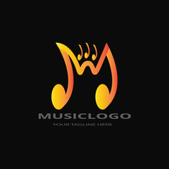 Stylized Music Logo