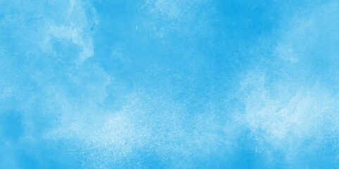 abstract blue watercolor splash stroke background,Hand painted abstract soft sky blue watercolor sky and clouds,Aquarelle painted textured canvas design,Background with clouds on blue sky.