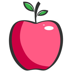 apple vector illustration design