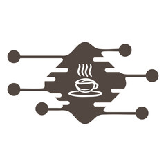logo vector of coffee design