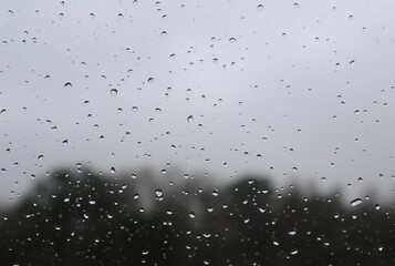 Drizzle Very small light raindrops falling from low lying clouds