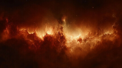 Naklejka premium Cosmic abstract background with starry skies and vibrant colors