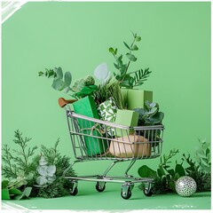 Discover sustainable shopping how a green shopping cart transforms your eco-friendly lifestyle