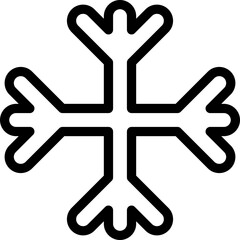 snow, snowflake, winter Icon