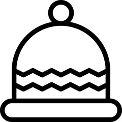 Obraz premium Headgear, knitted cap, winter accessory, winter cap Icon