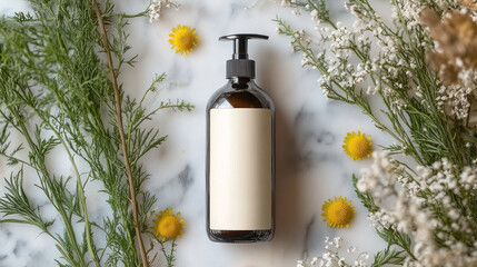 A sulfate-free, organic volumizing shampoo made with organic chamomile and rice protein, designed to add body and lift to fine hair while keeping it soft and shiny