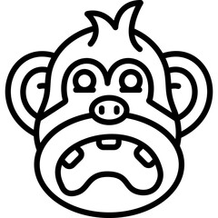 Shocked Ape Icon