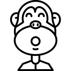 Exploding Ape Icon