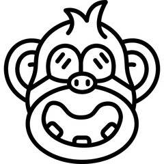 Shocked Ape Icon