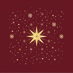 Fototapeta premium Festive Holiday Background with Red