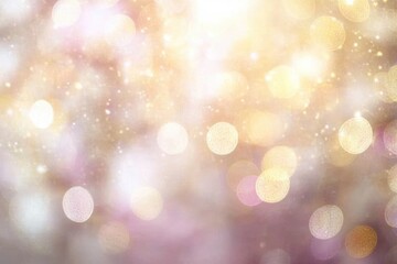 Obraz premium Bokeh Background with Warm Pastel Hues of Pink Yellow and White