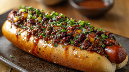 Indulge in a flavor explosion chili cheese hotdog delight at your favorite diner comfort food heaven culinary adventure