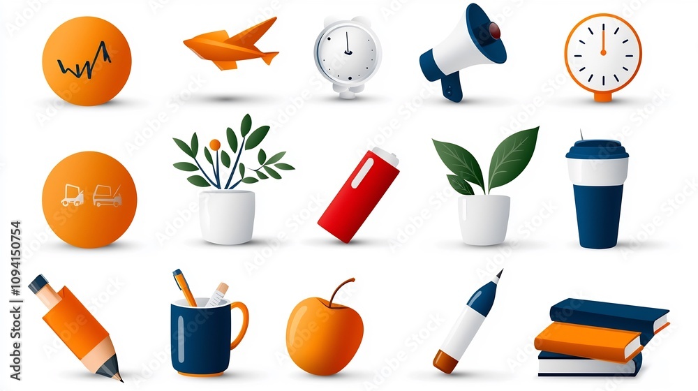 Leinwandbilder detailed set of 15 professional line style icons showcasing various business workshop themes such as