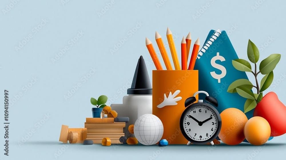Poster Collection of 15 clean and modern line style icons representing themes of workshops business growth coaching teamwork and strategic goals for web design mobile apps and business presentations