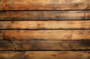 Obraz premium Weathered rustic wooden planks background top view with nails and texture