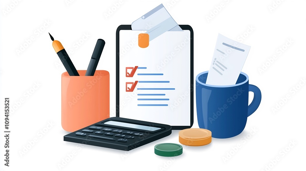 Poster Comprehensive Icon Set Highlighting a Variety of and Administrative Tasks Such as Data Entry Document Writing and Receptionist Services Presented in a Clean Editable Thin Line Format