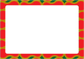 カラフルで賑やかなクリスマスをイメージした背景イラスト