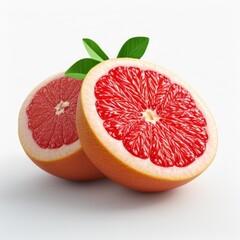 Red Grapefruit Fruit Icon - Fresh, Juicy, Healthy and Delicious