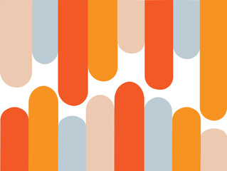 set of four banners with circles